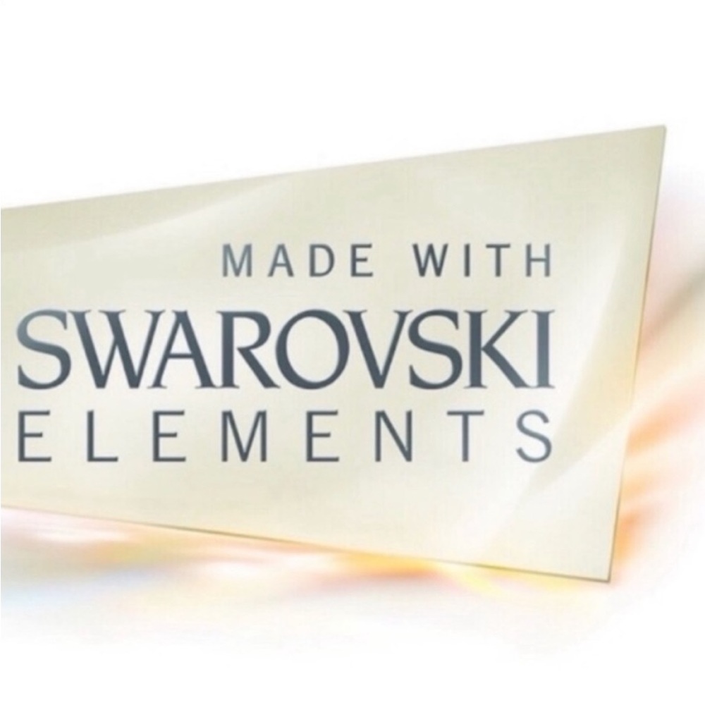 Swarovski 18k yellowgold plated sterling silver morganite cubic zirconia… - Picture 5 of 5